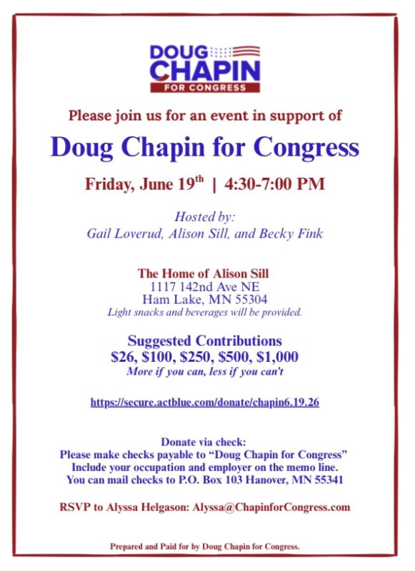 Doug Chapin for Congress Fundraiser