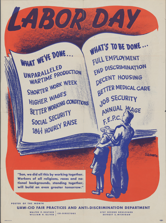 1946 Labor Day Poster