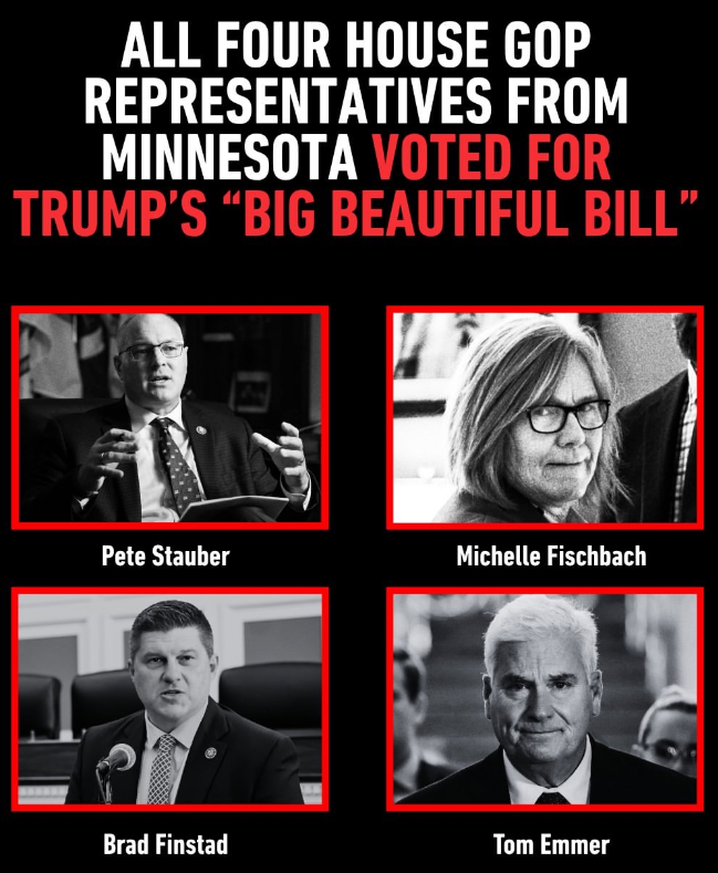 Tom Emmer Voted for Trump's Big Beautiful Bill