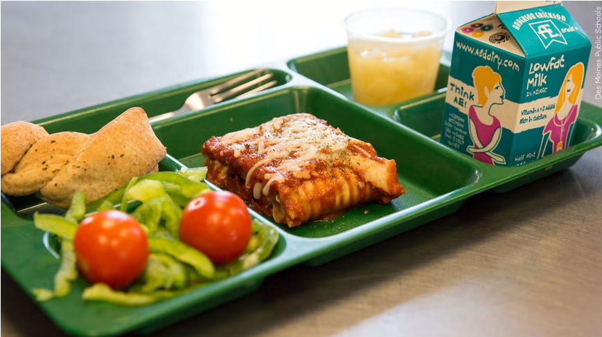 a nutritious Minnesota free school lunch